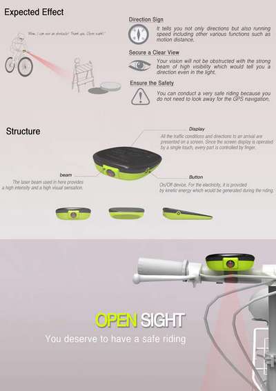 Концепт навигатора - идеальное решение для велосепидистов