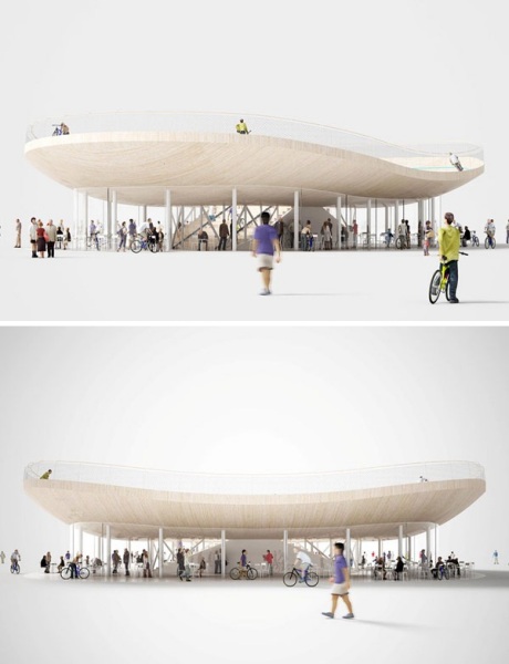 Bicycle Club - велопавильон в Китае от голландских архитекторов