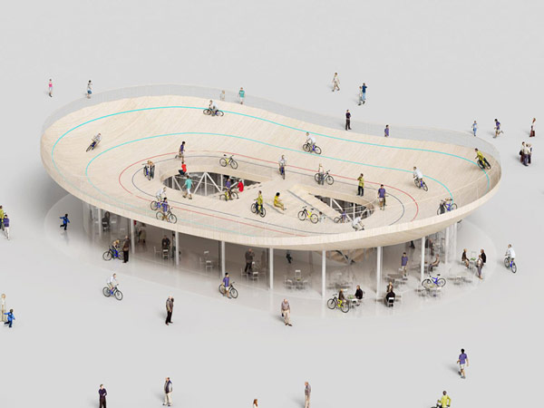 Bicycle Club - велопавильон в Китае от голландских архитекторов