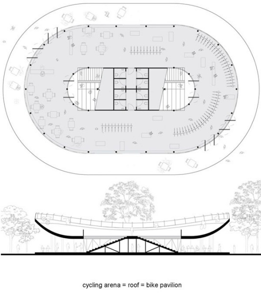 Bicycle Club - велопавильон в Китае от голландских архитекторов